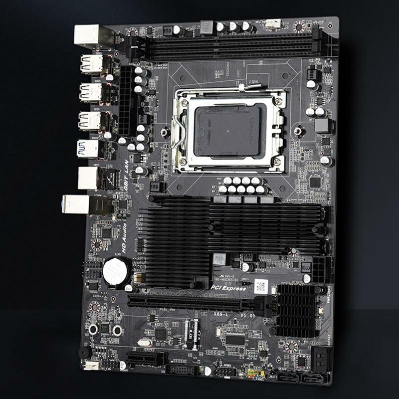 X89L Desktop Motherboard G34 Socket USB3.0 PCI-E X1 2 x DDR3 Memory Slot 32G