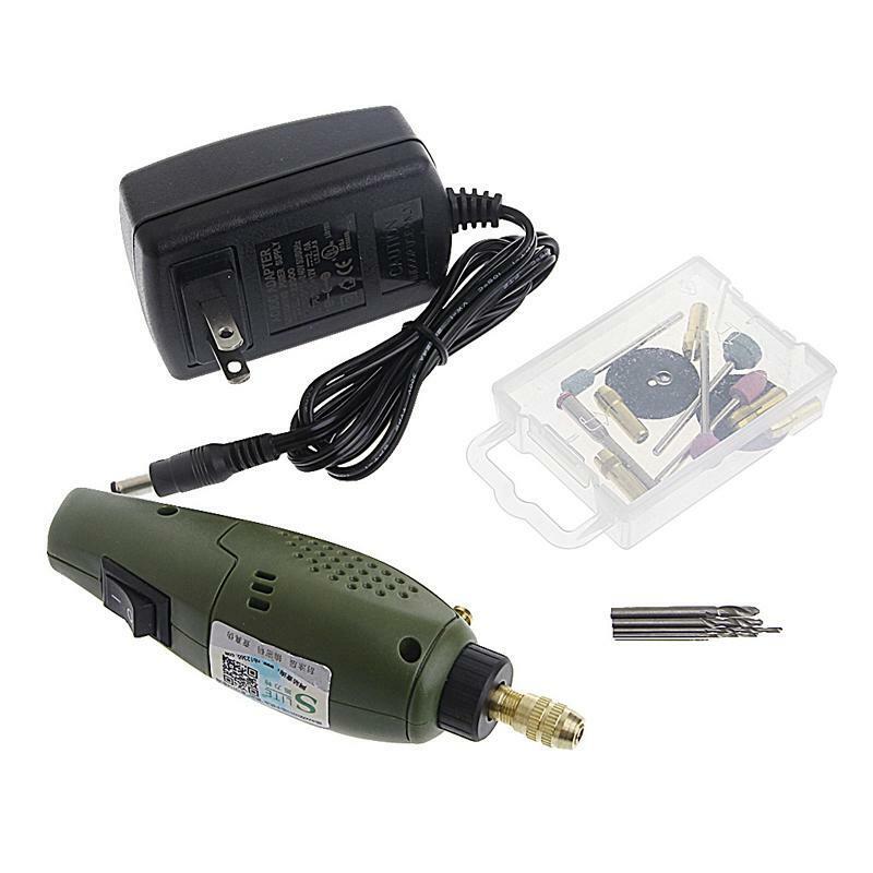 Mini Electric Drill Milling Set 12V DC Grinder Drill Engrave Tool