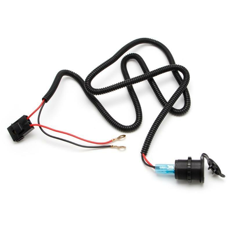 Blue LED 5V 3.1A Car USB Charger With Wiring Harness Dual USB Car Cigarette