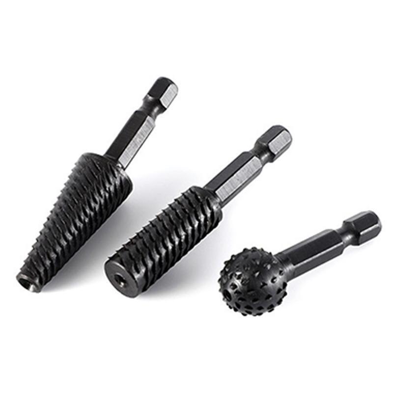 7 Pcs Rotary Cutting Burr Set with 1/4 Inch Shank Carpentry Filing Tool