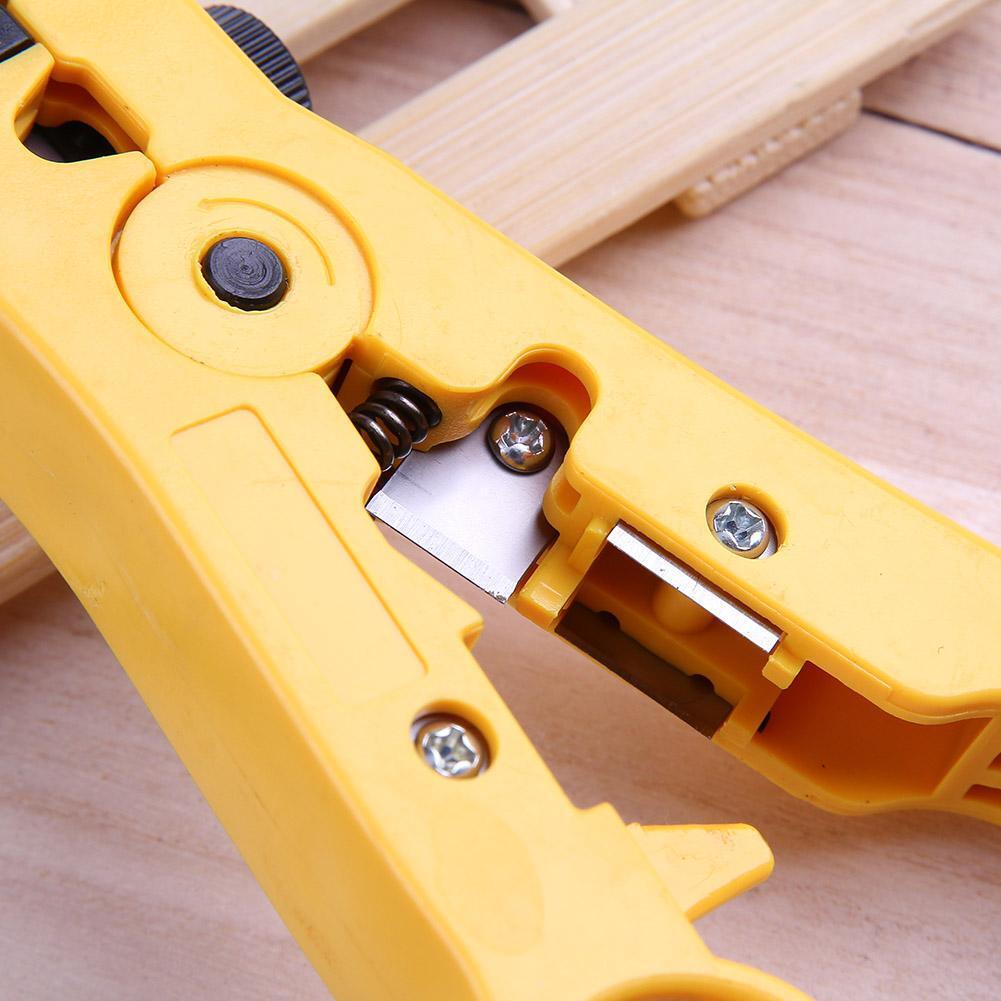 2pcs Coaxial Cable Crimp Pliers Stripper Compression Hand Tools Set
