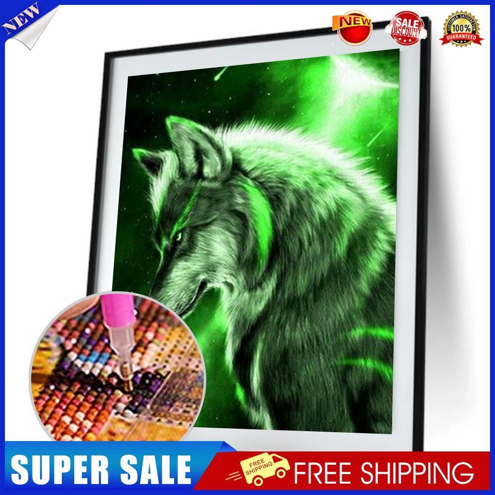 Wolf ?5D Diamond Painting Embroidery DIY Craft Cross Stitch Home Decor?(A)