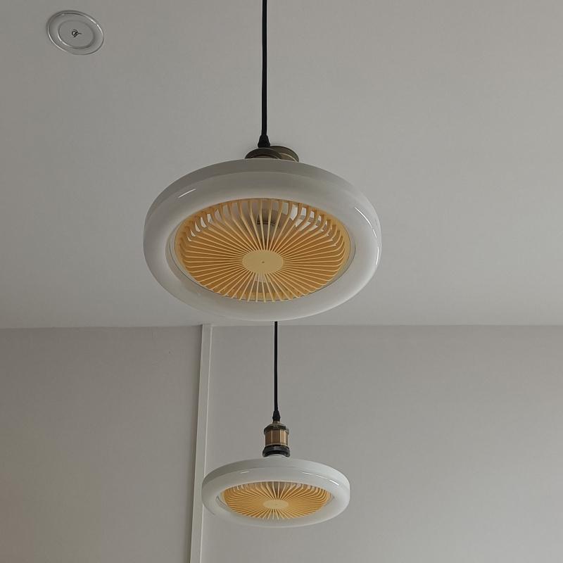 Ceiling Fan with LED for Indoor Bedroom Living Room Home Office College Dorm