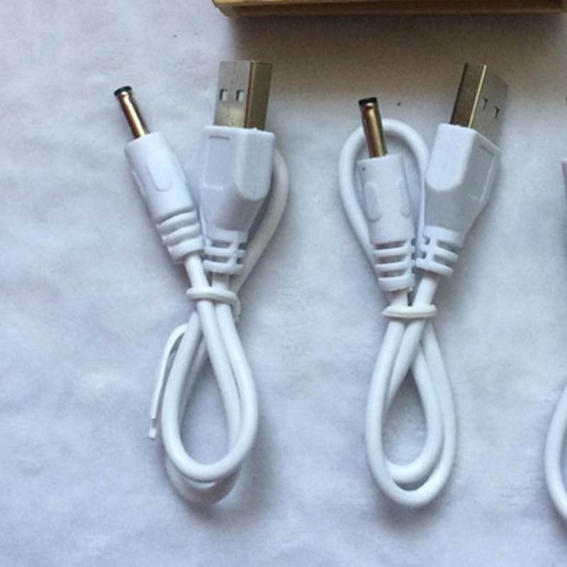 DC Fast Charging Power Cable USB to DC 3.5 Jack Charging Cable 1.97''L Universal