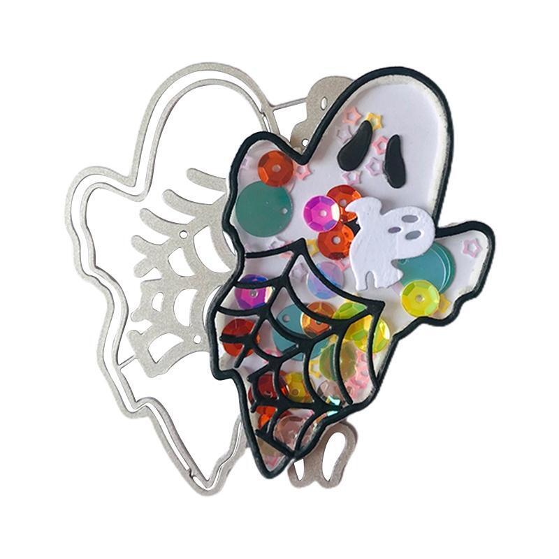 Halloween Ghost Spider Web Cutting Dies DIY Stamps Scrapbooking Photo Album