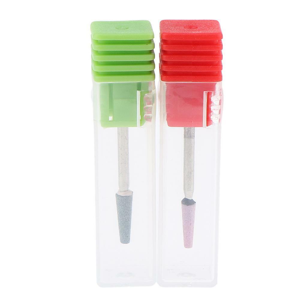2Pcs Nail Drills Bit For Cuticle  Removal Tools for  Use