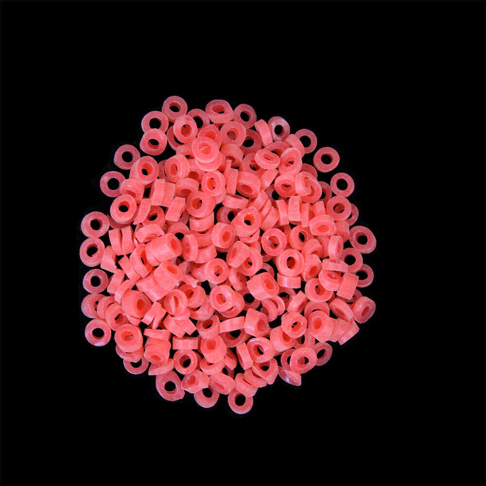 Rubber Bands Bloodworm Bait Granulator Red insect clip Fishing Accessories