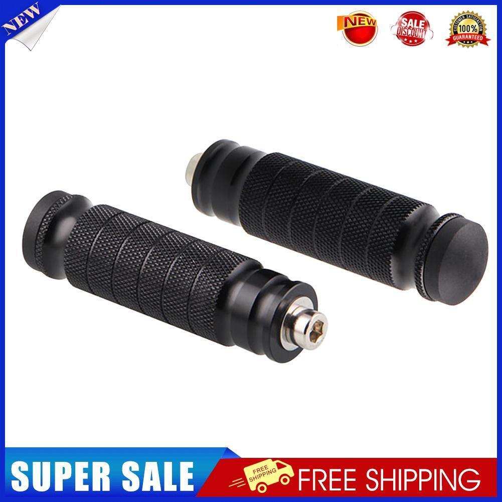 2pcs Universal CNC Motorcycle Rear Footrests Footpegs Foot Pegs Pedals M8