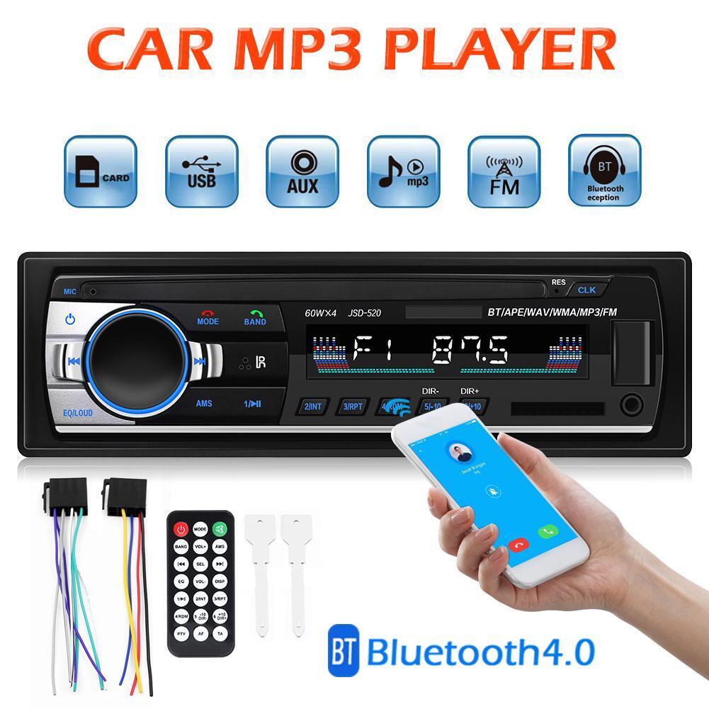 Car Stereo In Dash Bluetooth-compatible MP3 Player Aux Input USB FM Radio R