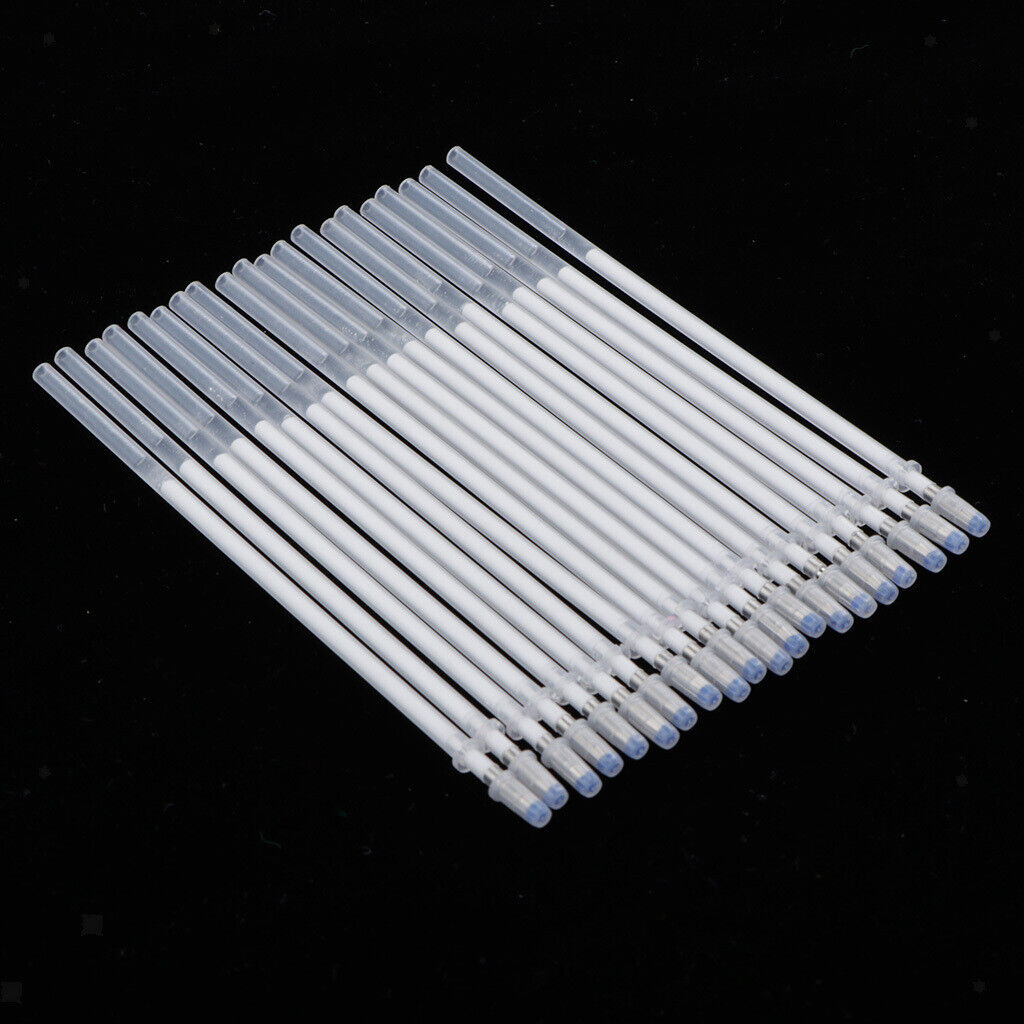 20 Pieces 1mm Colorful Glitter  Pen Refills for Drawing White