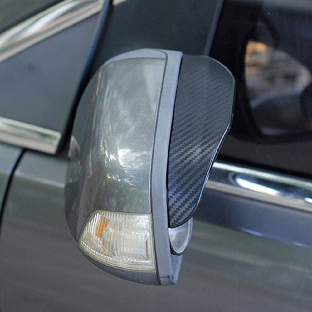 Plate Rainproof Rear View Mirror Universal Car Rain Cover Back Eyebrow Cover