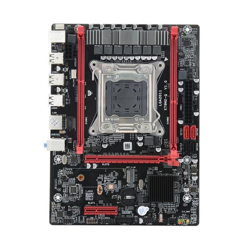 X79M2-Q LGA 2011 Desktop Motherboard DDR3 x 2 Memory Slot NVME M.2 64GB 8 x USB2
