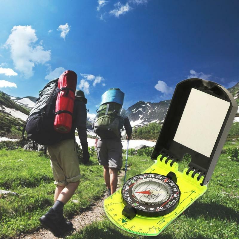 Accurate Pocket Compass, Small Compass? Survival  Measuring Scale Map