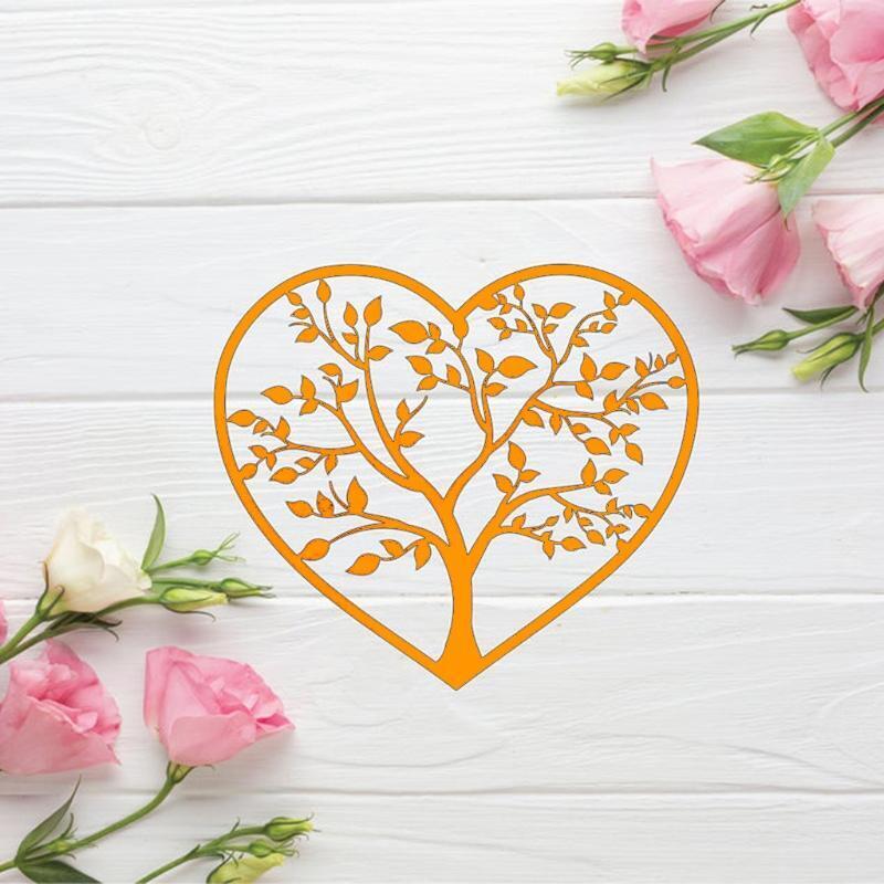 Heart Metal Cutting Die Tree Shape Carbon Steel Embossing Script Die Stencils