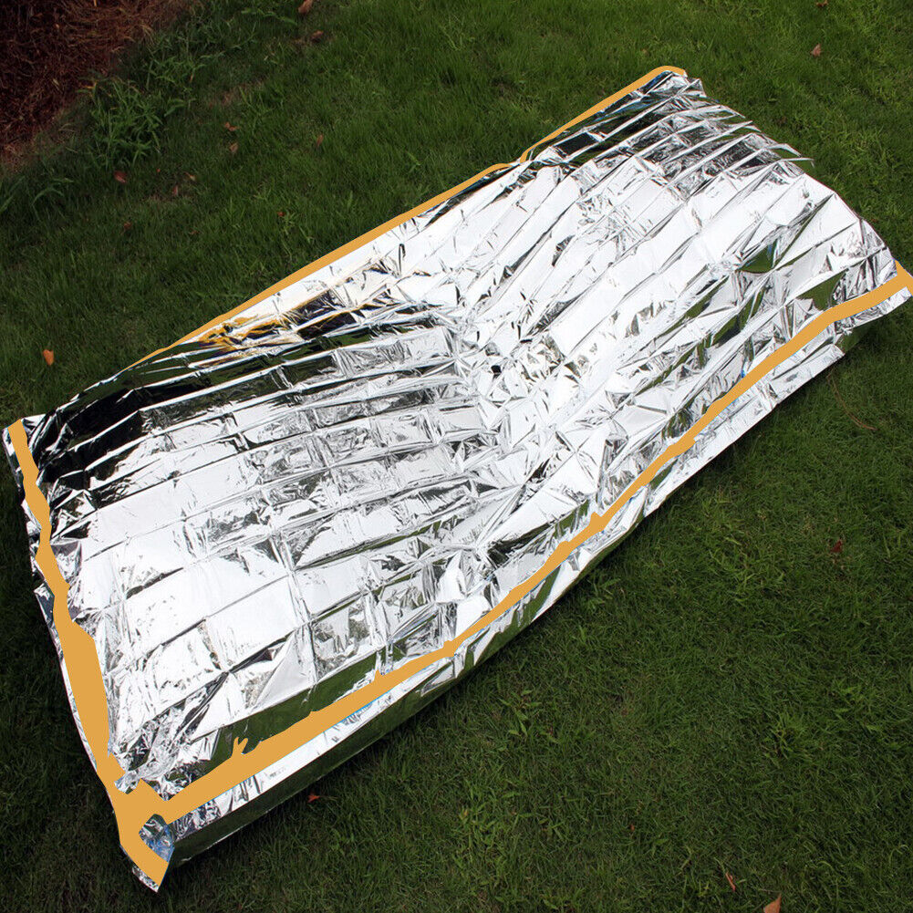 Outdoor Emergency Survival Sleeping Bag Thermal Camping Rescue Blanket