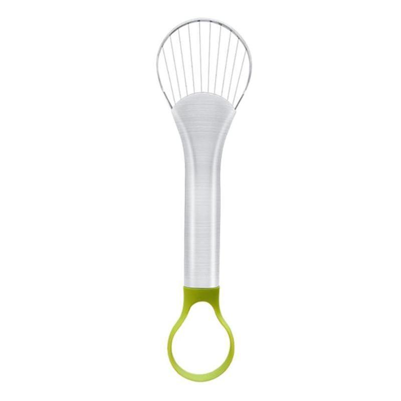 Stainless Steel Avocado Slicer 2-in-1 Avocado Cutter for Kiwi Dragon Fruit