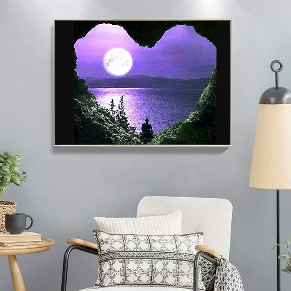 Drill DIY Scenery in Love Picture Art 5D Full Diamond Round Painting Kit