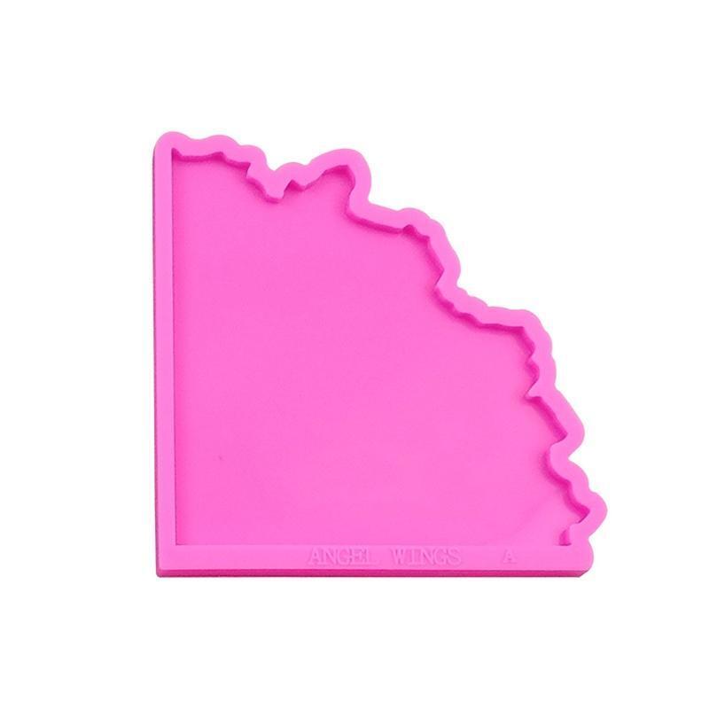 Roller Coaster Tray Mould Silicone Agate Coaster Molds for Making DIY Crafts