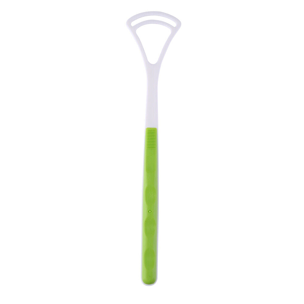Tongue Brush Tongue Scraper Cleaner Oral Care Tongue Cleaning Tool Green
