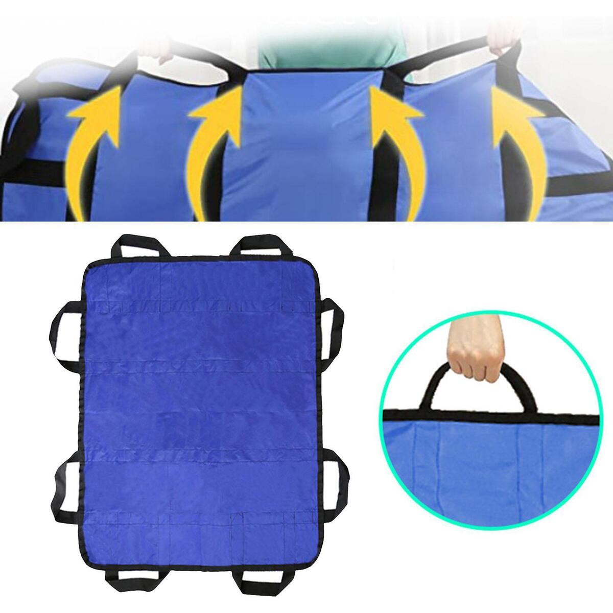 48" x 40" Positioning Bed Pad with Reinforced Handles, Large Patient Transfer