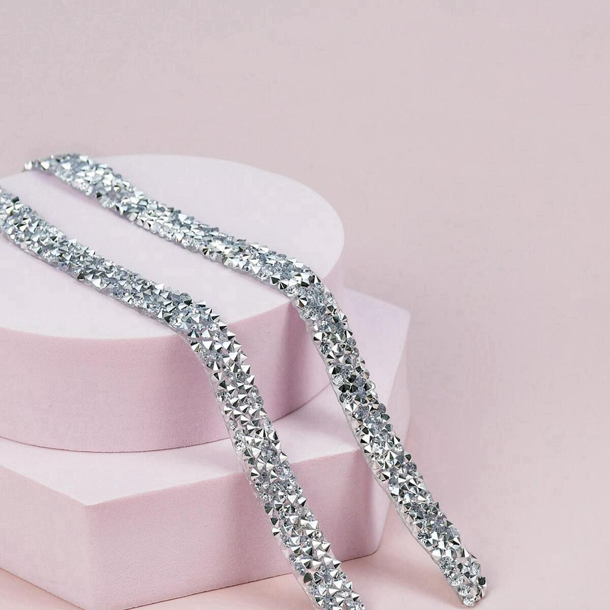 Rhinestone Ribbon Bling Wrap for Party Birthday Decoration