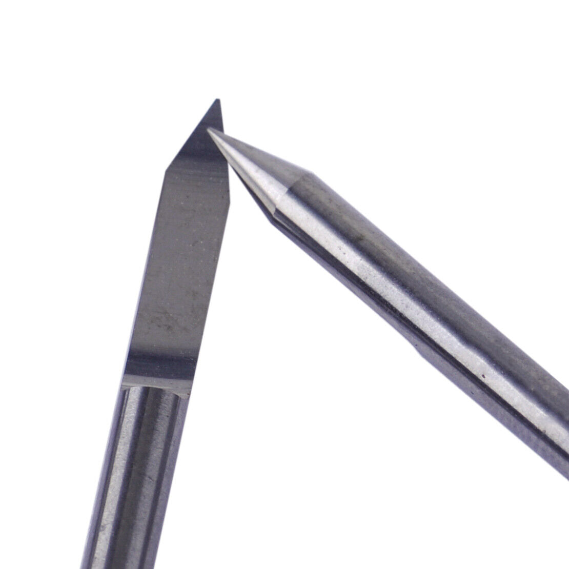 10x V-Shape Tungsten Steel 30 Degree 0.1mm PCB Engraving Bit CNC Router Tool Li