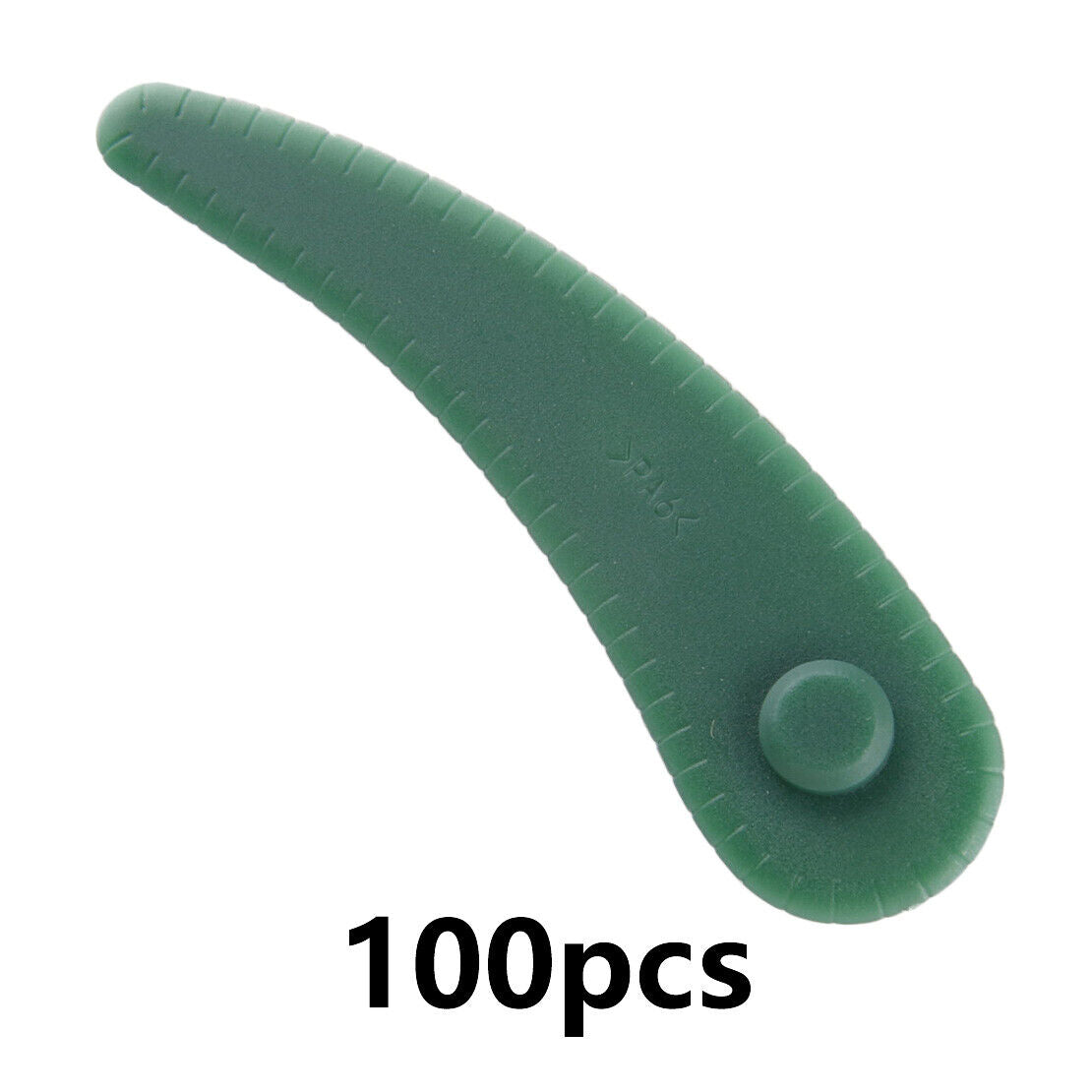 100pcs Grass Trimmer Plastic Blade Green Fit For Bosch Art 23-18 Li Lawn Mower