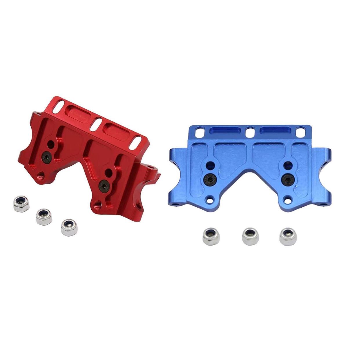 2x 1/10 Front Lower Bulkhead Upgrade Parts Replacement Accessories RC Trunk