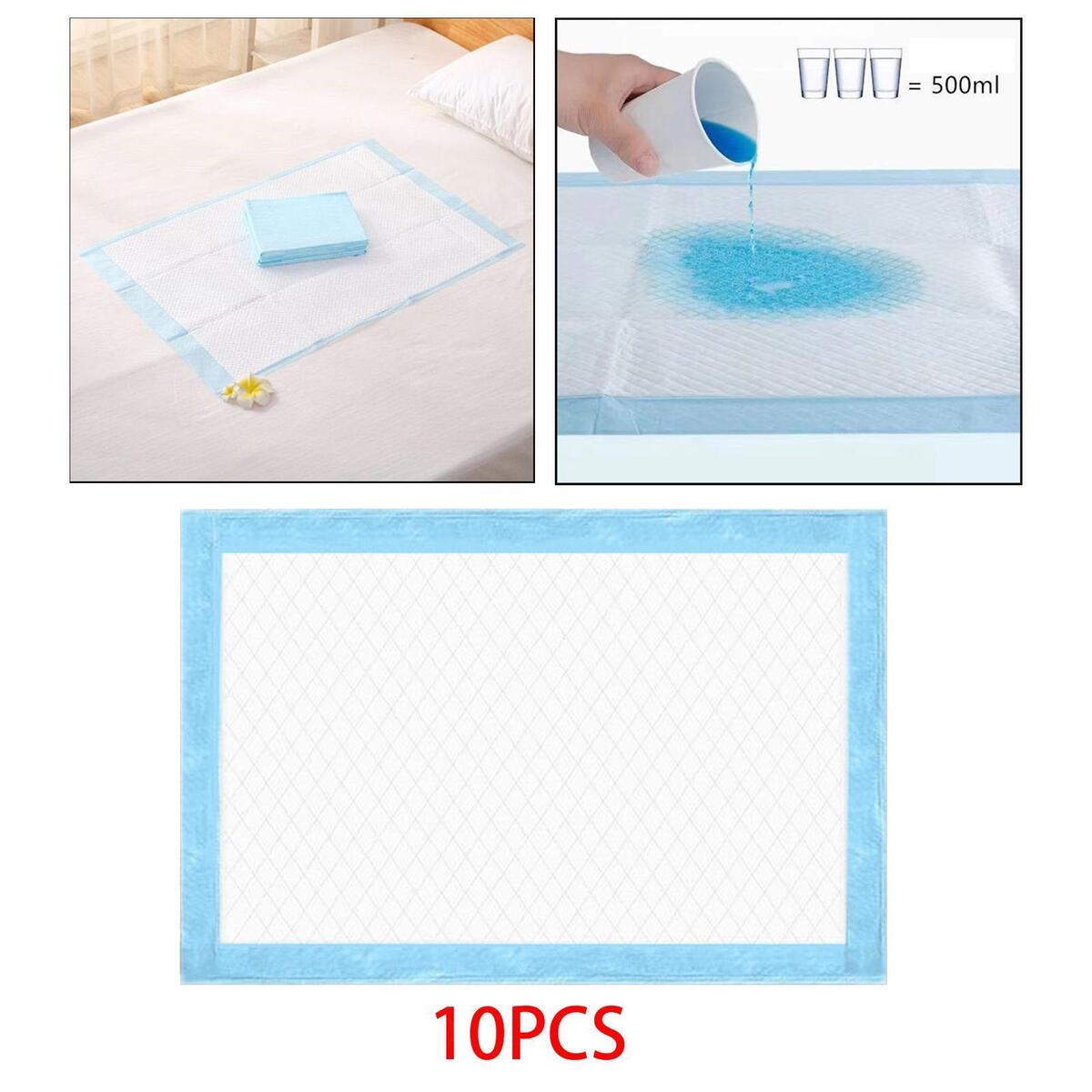10x Extra Large Disposable Incontinence Bed Pads Leakproof for Senior Care