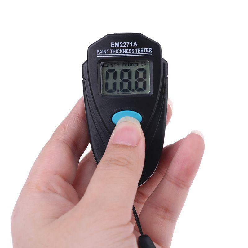 EM2271A Digital Fe/NFe 0.00-2.20mm Thickness Tester Car Auto Paint Coating Gauge