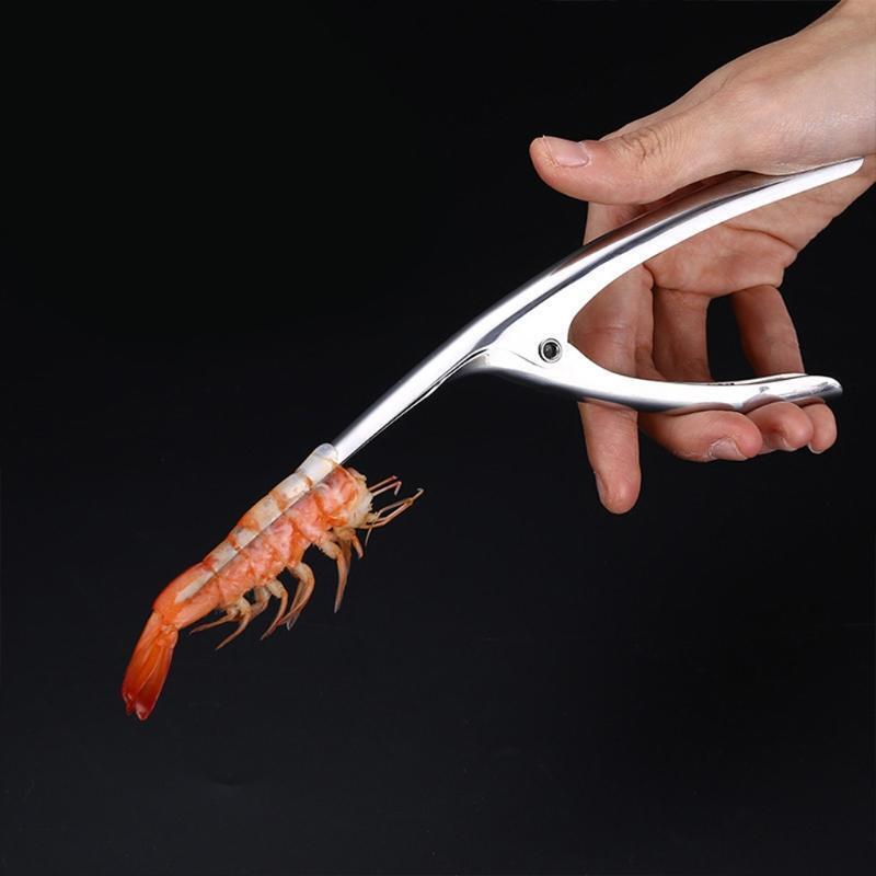 Shrimp Peeler Portable Stainless Steel Shrimp Deveiner Lobster Prawn Peeling
