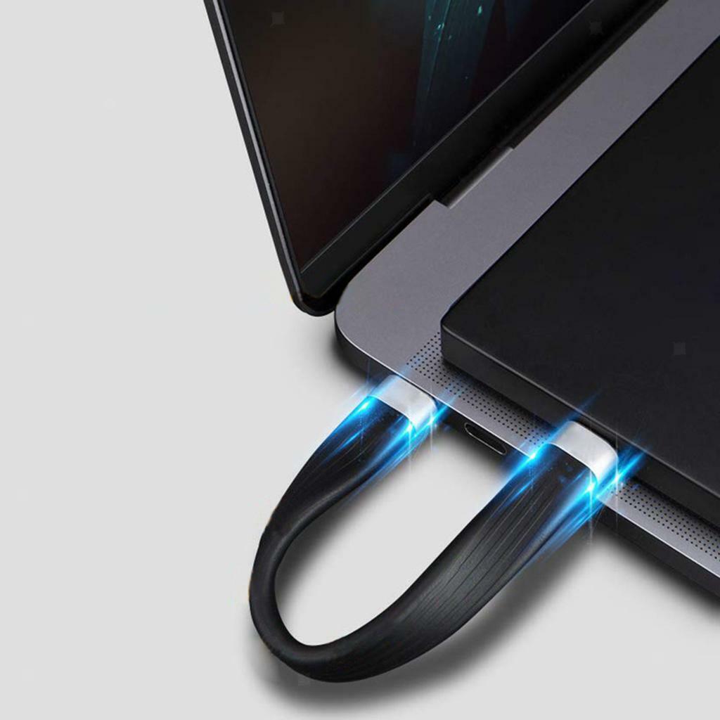 Short  to  3. 2 Cable Fast Charging with  Delivery Black