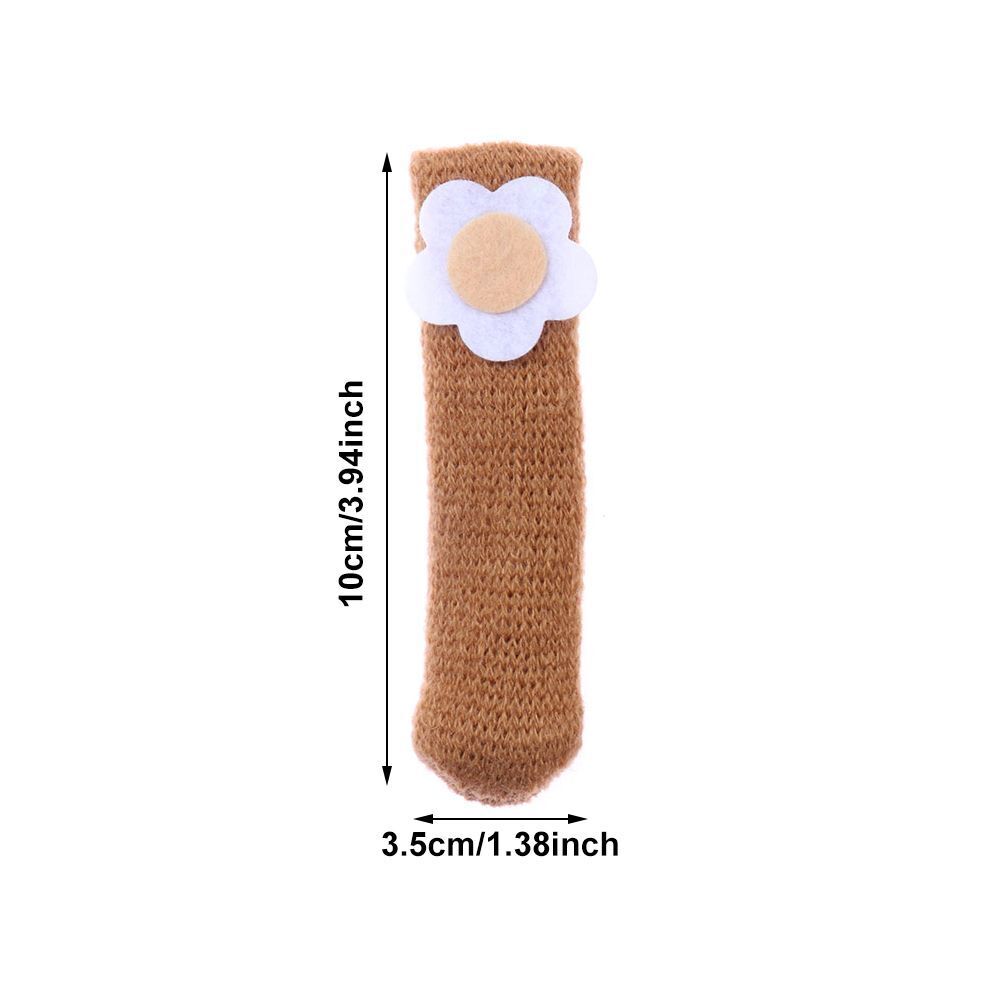 Knitted Chair Socks Furniture Feet Cover Chair Leg Caps Furniture Socks Pads