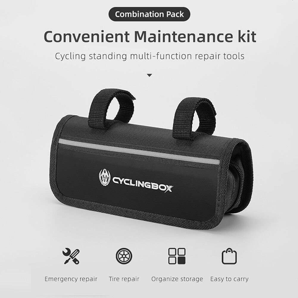 CYCLINGBOX Bicycle Tire Inflator Pump MTB Bike Tyre Patch Repair Tool Kits