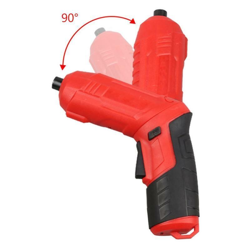 47 Pcs Mini 4V Electric Screwdriver Battery Operated Cordless Screw Driver Drill