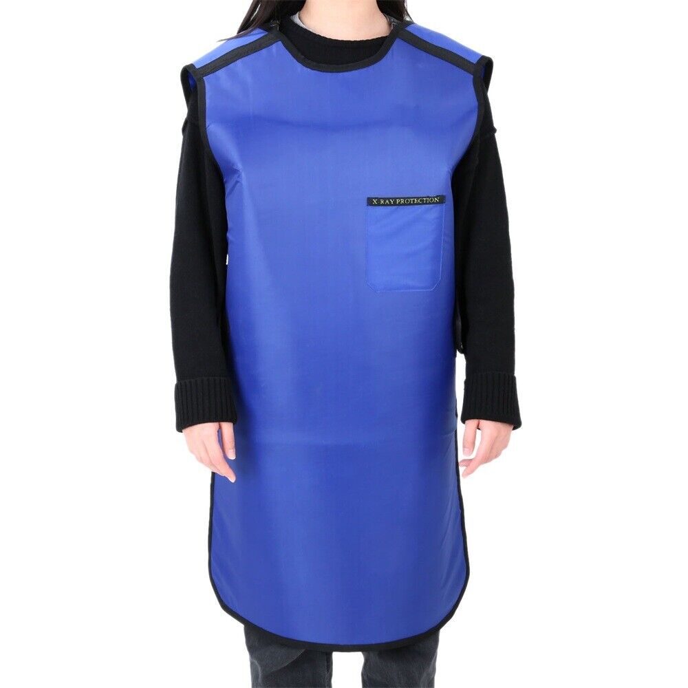 100*60 cm Dental Radiation Protection X-Ray 0.5mmpb Protective Lead Apron Blue