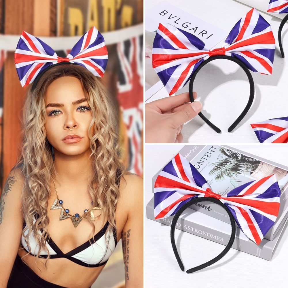 Decor Festival Headband Headwear Platinum Jubilee Union Jack Headband Hairband