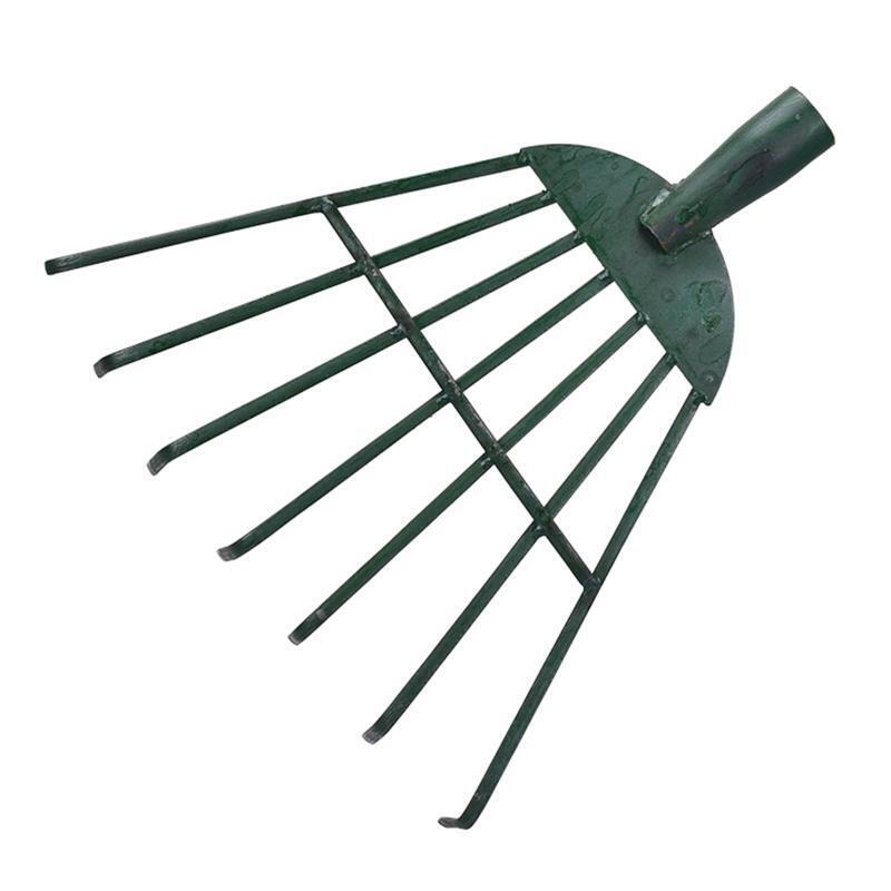 Carbon Steel Rake Head Replacement for Garden Lawns Patio & Yards Leaves Leaf