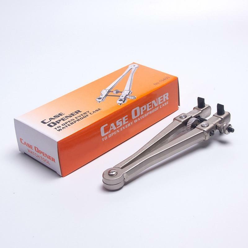 3 Point Wrench Screw Case Remover Tool Adjustable Watch Back Case Opener Metal