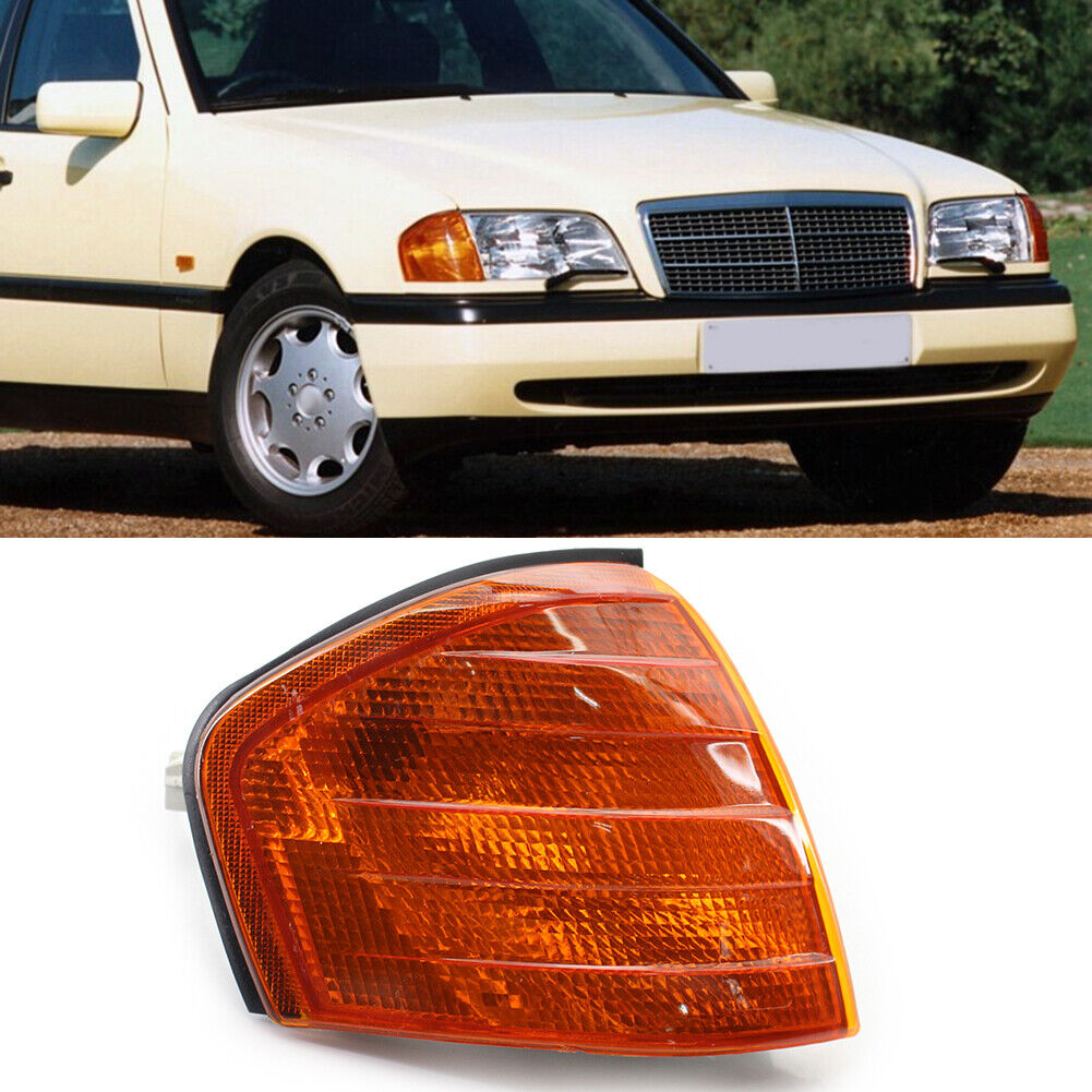 1 Pair Car Front Turn Signal Light for Mercedes Benz Class C Replace Lamp