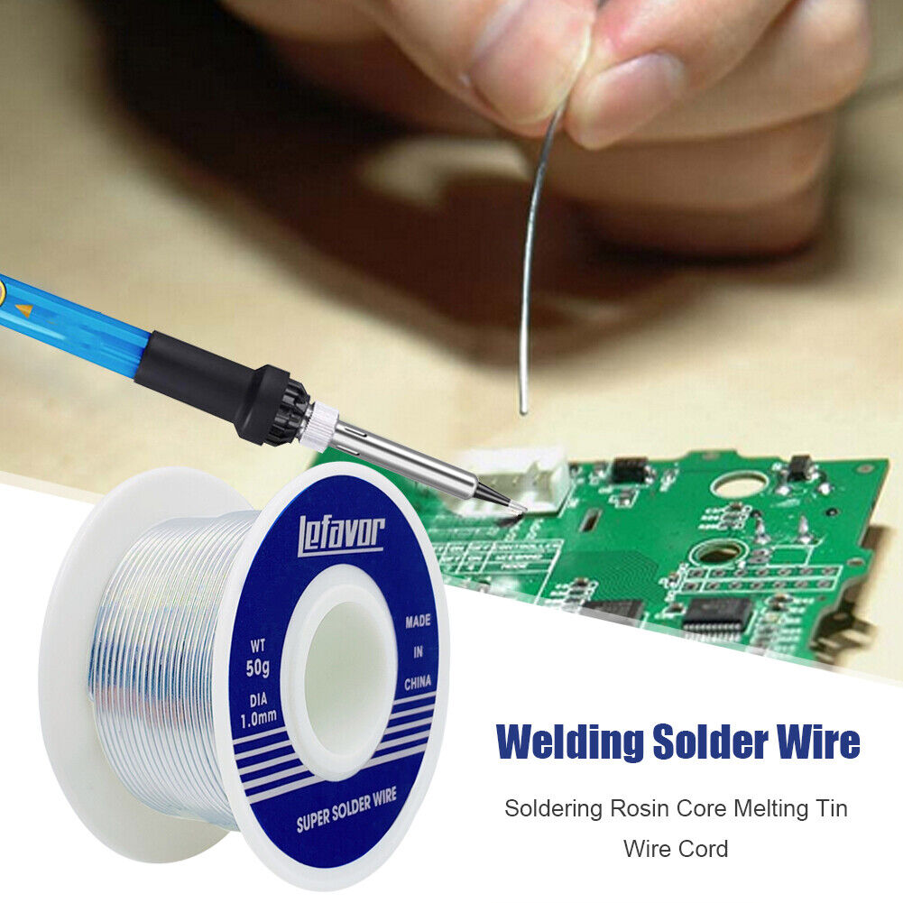 Welding Solder Wire Soldering Rosin Core Melting Tin Wire Cord (1.0mm)