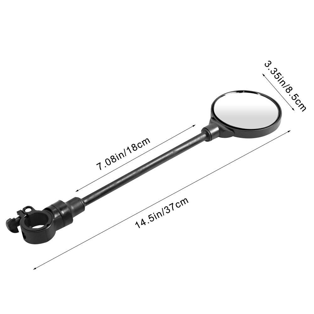Scooter Rearview  Mirrors Cycling Rear View Handle Rearview Mirror Adjustable