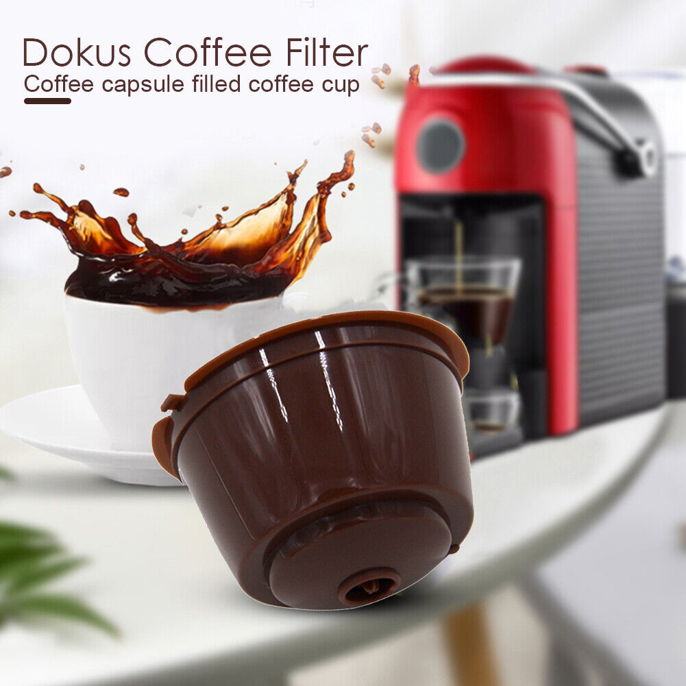 Stainless Steel Reusable Coffee Capsule Cup Refill Filter for Dolce Gusto