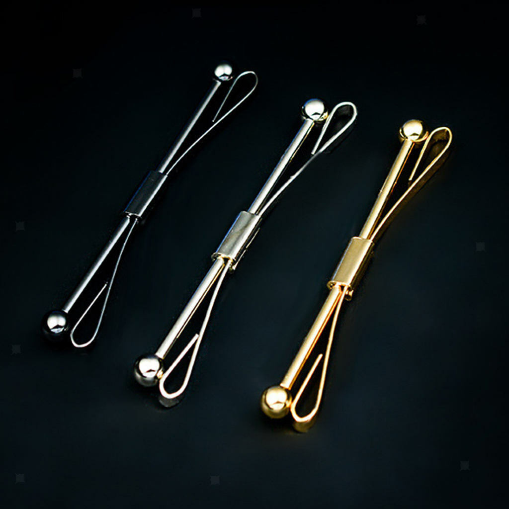 3Pack Tie Collar Pin Shirt Clip Clasp Bar Brooch Formal Suit Jewelry 6.2cm