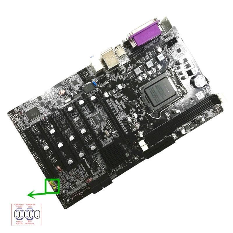 H61 DVR Motherboard LGA 1155 Socket Security Monitoring Mainboard DDR3 1066/1333