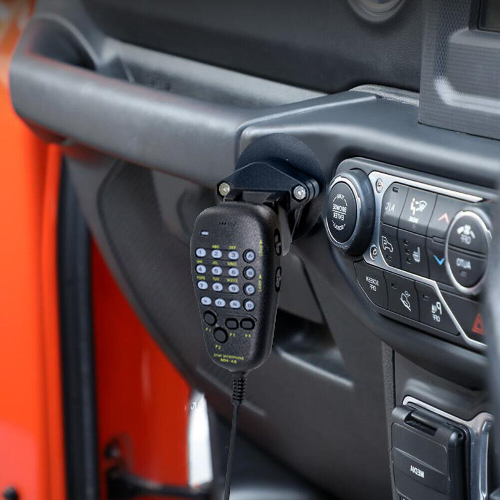 Hand Microphone Bracket Hook Car Platform Hanger Rack for Yaesu 7900R 8900R