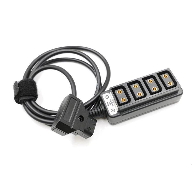 D TAP Male to 4 Port D TAP Female Splitter Power Cable Connector for Anton Cam