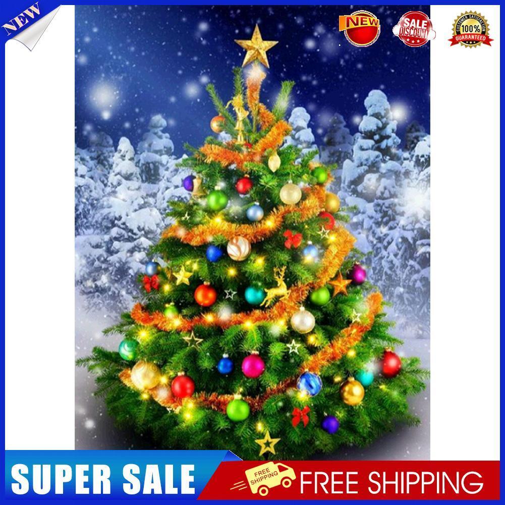 Christmas Tree 5D DIY Full Square Drill Diamond Painting Art Cross Stitch
