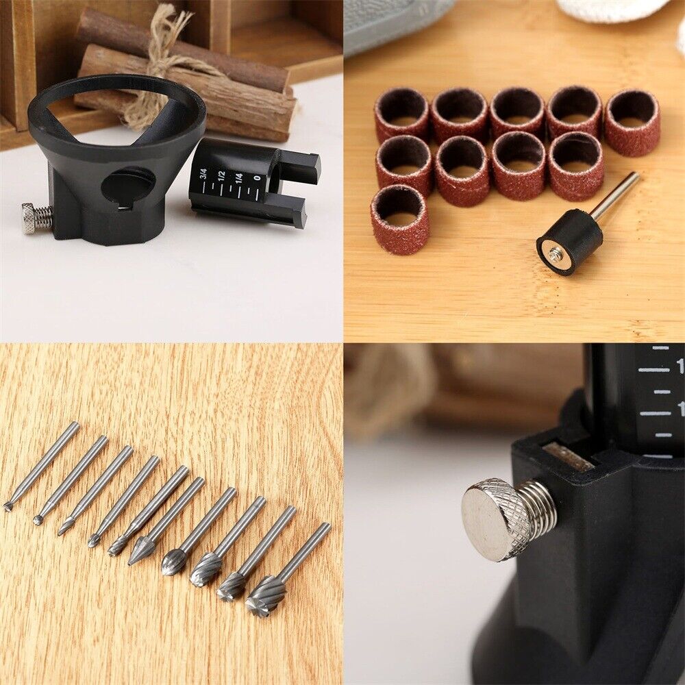 Grinder Accessory Metal Wood Plastic Polish Grinding Carving Rotary Tool Kit C6B
