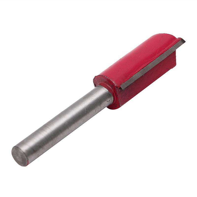 1/4 "Shank 1/2" Blade Woodworking Double Flutes Straight Router Bit Cutter New
